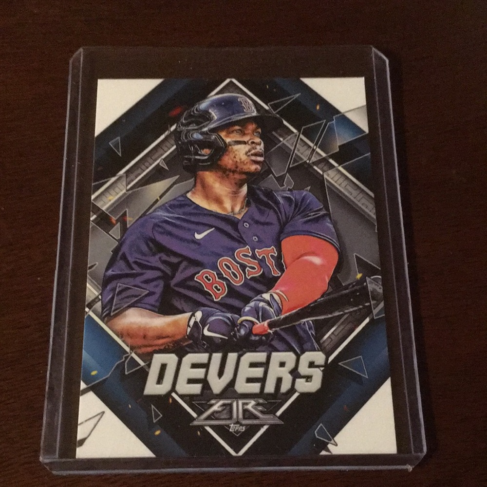 Rafael devers baseball card